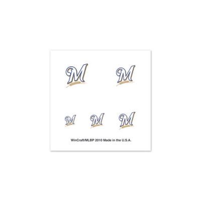 Milwaukee Brewers "M" Official Logo Fingernail Tattoos at Amazon.com