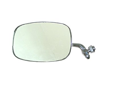 OUTSIDE REAR VIEW MIRROR, DRIVER SIDE, VW BUS 1968-79, CHROME