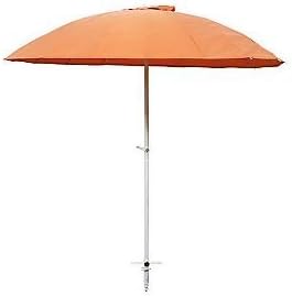 Southern Patio 8' Crank & Tilt Parasol Umbrell with Detachable Anchor ROBIN EGG
