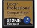 レキサーメディア 80倍速CF プロフェッショナルモデル ロックタイト 512MB CF512-80-637