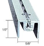 CRL Brite Anodized 48 Aluminum Wall Standard by CR Laurence