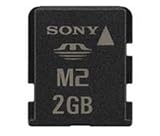 Sony 2GB Memory Stick Micro M2 (inc USB adaptor) - Retail pack