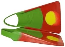CUSTOM X SWIM FIN XLARGE 11-12 RED/GREEN