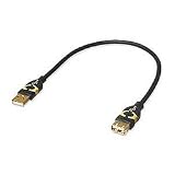 USB 2.0 Shortys, A Male To A Female, 1 Ft.