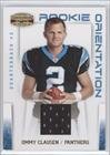 2010 Panini Gridiron Gear Rookie Orientation Jerseys #30 - Jimmy Clausen/299