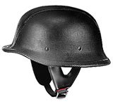 German Helmets - DOT German Motorcycle Helmet 115 Leather