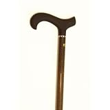 New - Adjustable Black Tripe Wound Carbon Fiber Cane - 17296035