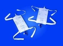 Box Of 4 Latex Free Urinary Leg Bag Sets - 600 ml, Box Of 4, Medium