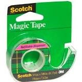 SCOTCH MAGIC TAPE .75X36YD Size: 12 ROLLS
