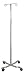 Select Care 2-Hook I.V. Stand: Select Care 2-Hook I.V. Stand Low profile base prevents tipping. Low profile base prevents tipping. Swivel ball bearing casters facilitate a smooth transport of the pole on all surfaces. Base width: 23". Height adjustable from 45" to 84". Designed to meet the requirements of HCPCS code: E0776.Product photo may not exactly match the product offered for sale. Please refer to the product description.