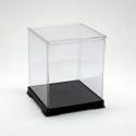 【透明プラ】コレクションケースフィギュアケース人形ケース　W 27&times;D 27&times;H 32（ｃｍ）
