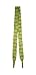 Foot Galaxy 45" Green with Flowers Printed Shoe Laces