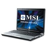 MSI Megabook EX623GS-3443VHP 40,6 cm (16 Zoll) WXGA Notebook (Intel Pentium T3400 2,2GHz, 4GB RAM, 320GB HDD, Nvidia GeForce 9500GS, DVD+- DL RW, Vista Home Premium)