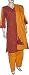 Salwar Kamiz Cotton Fabric Embroidery Size L