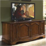 Riverside Furniture 88051 Haverhill 64" TV Stand in Sangria Cherry