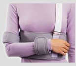 Professional Care Shoulder Immobilizer Deluxe Right Left W/Strap/Cuff Waist To 52 Universal