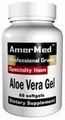Aloe Vera Gel by AmerMed, 60 Softgels (2 BOTTLES)