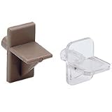 Clear 1/4'' Plastic Shelf Support