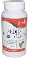 Sedds Vitamin D3 and Calcium 60 Softgels