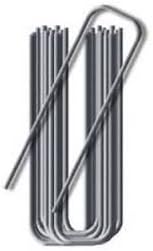 50 Garden Staple 6 Metal Professional Grade Bulk Wholesale Price Made in America By Americans by EG