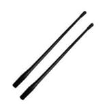 2 EuroStyle (13 inch) ANTENNA - 1985 thru 2012 Harley Davidson by AntennaX