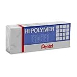 Super Hi-Polymer Eraser, Non-Abrasaive, Medium, Wh PENZEH10