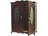 The Louis Redwood / Aluminum Wine Rack System