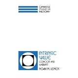 intrinsic value concept and warrant cambridge studies in philosophy