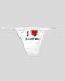 White Thong with I Love Clotho