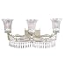 KALCO 5913AV SURREY 3-LT. BATH, GLASS INCLUDED