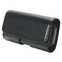 Cellet BlackBerry Pearl 8100, Motorola SLVR L7, L6, & L2 Omega Black Horizontal Case