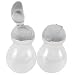 Rubbermaid #1A52-RD-WHT Salt & Pepper Shakers