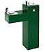 Haws 3300FR, "Hi-Lo" Freeze-Resistant Optional, Barrier-Free, Two Bubbler 11 Gauge Galvanized Steel Pedestal Drinking Fountain (Includes required freeze resistant valve MOD#6518.2FR)