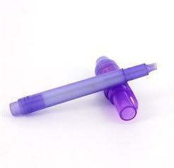 2 in 1 Invisible Ink Pen UV Black Light Combo (Purple) + Free shipping