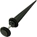 Black Titanium fake Taper ear stretcher