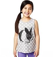 Cotton Rich Rabbit Photographic Print Vest Top