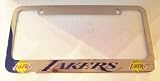 Lakers License Plate Frame Chrome