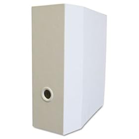 Elements Storage D-Ring Binder, 11 x 8-1/2, 5 Capacity, White