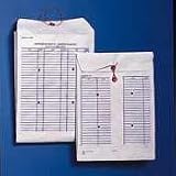 Expandable Tyvek Envelopes with String/Button Closure, 10 x 13, 100/Box QUAR9925
