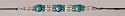 Southwestern Bone Choker WIth Blue Stones