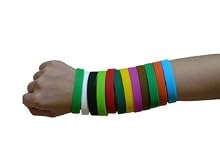 (Price/piece)Blank Silicone Wristbands, Silicone Bracelets