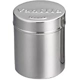 6 Ounce Stainless Steel Vanilla Shaker (15-0248) Category: Spice Shakers