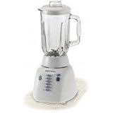 Kitchen & Housewares : Black & Decker BL10450G 10 Speed 450 Watt Glass Jar Ice Crush Blender, White