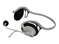 DIGITUS Multimedia Stereo Headset Stereo Kopfhoerer + Mikrofon mit Nackenauflage 2x3,5mm K Preisvergleich