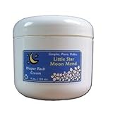 All Natural Baby Diaper Rash Cream, Little Star Moon Mend 4 oz by Seaside Naturals