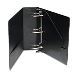 Wilson Jones 386 Line Basic D-Ring View Binder, 3 Capacity, 8.5 x 11 Sheet Size, Black (W386-49BA)