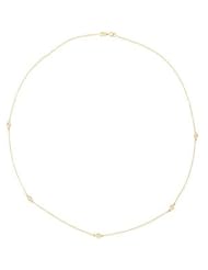 14K Yellow Gold 1/4 Ct Tw / 18.00 Inch Diamond Necklace