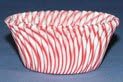 Candy Cane Red Stripe Pinwheel Cupcake Baking Cups 50 count