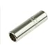 Stahlwille 40DL-6 Steel Extra Deep Bi-Hexagon Socket, 1/4" Drive, 12 Points, 6mm Diameter, 50mm Length