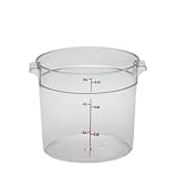 Round Storage Container 6 Quart Clear